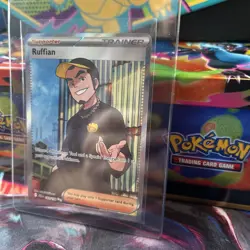 2025 Pokemon JTG EN Ruffian #181/159 Ultra Rare Full Art Holo - Image 2