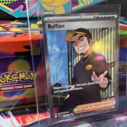 2025 Pokemon JTG EN Ruffian #181/159 Ultra Rare Full Art Holo - Image 3