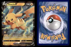 Pikachu V SWSH063 Holo Promo Sword & Shield Promo Pokemon TCG NM - Image 3