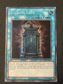 MZMU-EN023 Illusion Gate Secret Rare YuGiOh! NEW - Image 1