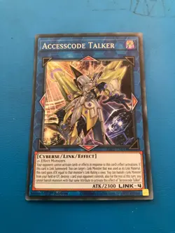 YUGIOH Super Rare Accesscode Talker RA02-EN044 1st Edition - Image 1