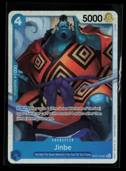 One Piece TCG - Jinbe OP07-045 SR - OP07 - 500 Years in the Future - English - Image 1