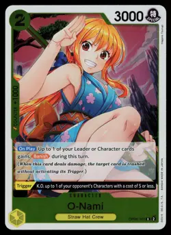 O-Nami OP06-101 Rare Wings of the Captain One Piece Near Mint - Image 1