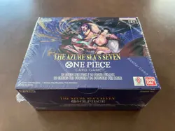 New, Factory Sealed One Piece The Azure Seas Seven Booster Box + Free Shipping! - Image 1