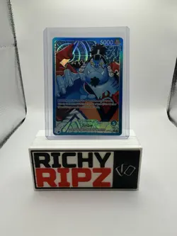 JINBE 2026 ONE PIECE THE AZURE SEA'S SEVEN LEADER ALT ART OP14-040 Q1048 - Image 1