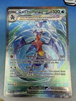 Garchomp ex 245/182 SIR Paradox Rift Alt Art Pokemon Card - Image 1