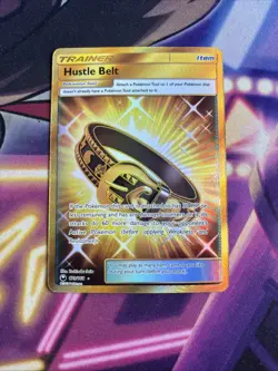 Hustle Belt - 179/168 - Pokemon Celestial Storm Sun & Moon Secret Rare Card NM - Image 1