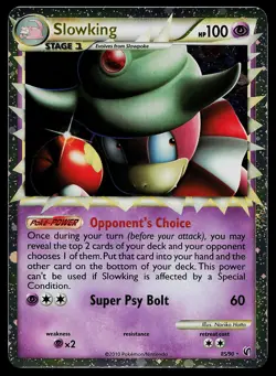 Pokemon Card - Slowking Prime HGSS Undaunted 85/90 Prime Rare - Image 1
