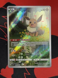 Pokemon TCG Eevee Gem Pack CBB2C-01 15/15 Pokemon Card Chinese exclusive - Image 1