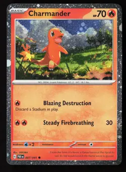 Charmander - (Cosmos Holo) Common Miscellaneous Cards & Products 007/091 NM - Image 1