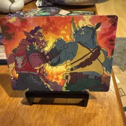 Bebop & Rocksteady Art Card Art Series: Teenage Mutant Ninja Turtles Regular - Image 1