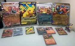 Pokemon TCG - Jumbo/Oversized Black Star Promo Lot - 4 Jumbo Cards, Total 11 - Image 1