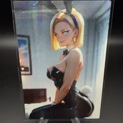 Number 18 Anime Waifu Card Doujin ACG Goddess Holo - Image 1