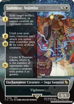 Summon: Yojimbo (Borderless) [FIC - 196] - NM [Normal] TCG MTG - Image 1