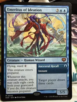 Emeritus of Ideation - #45 - Secrets of Strixhaven - NM MTG - Image 1