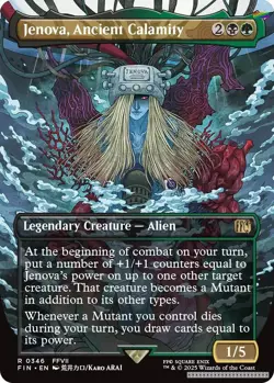 Jenova, Ancient Calamity (Borderless) [FIN - 346] - NM [Foil] TCG MTG - Image 1