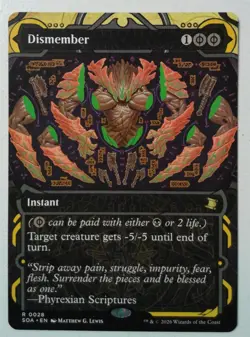 Dismember *Rare* Magic MtG x1 SOA Mystical Archive - Image 1