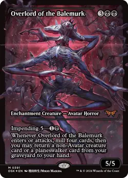 Overlord of the Balemurk (Showcase) [DSK - 391] - NM [Foil] TCG MTG - Image 1