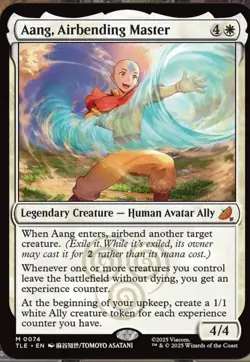 Aang, Airbending Master - 0074 (Avatar: The Last Airbender) - Near Mint NM - Image 1