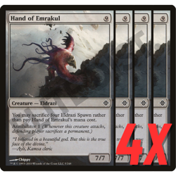 MTG Hand of Emrakul (Rise of the Eldrazi) 5/248 (NEAR MINT) (4X) - Image 1