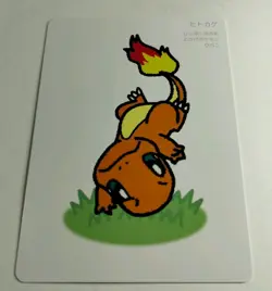 Charmander Pokemon Center Japanese Taruka Playing Card by Kouichi Ooyama - Image 2