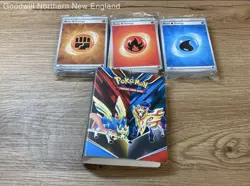Pokemon Card Collector Accessories Lunchbox Tin Sleeves Dice Tokens Deck Box - Image 3