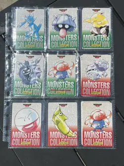 1996 Bandai Carddass Vending Pokemon Card Investor Lot 16 Cards - Image 1