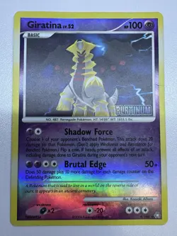 Pokemon Giratina Platinum Burger King Promo 2008 Nintendo 100 HP #4/146 - MP - Image 4