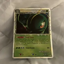 Pokemon Meganium Prime Holo Rare 109/123 Heartgold & Soulsilver TCG English - Image 1