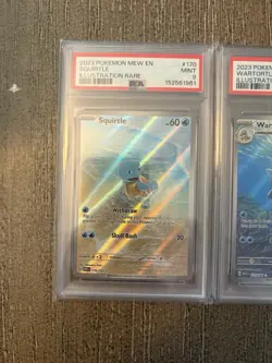151 Pokemon Sequential 151 squirtle-wartortle-blastoise PSA 9 - Image 2