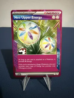 Neo UPPER energy 162/162 - Play! Prize Pack Series - Ace Spec - Pokemon TCG - NM - Image 1