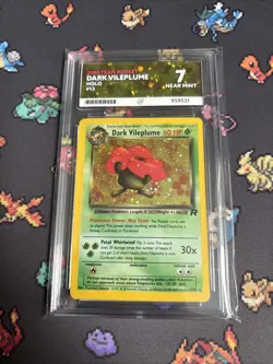 Pokemon 2000 Team Rocket Dark Vileplume Holo #13 Ace 7 Near Mint - Image 1