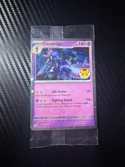 SEALED 2024 Pokemon Day Stamp Rare Promo Ceruledge 040/091 - Image 1
