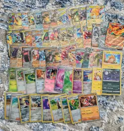 POKEMON TCG MIXED LOT OF EX HOLO RH RADIANT 2 JUMBOS POKE/MASTERBALL SEE PICS - Image 1