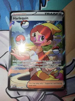 HARLEQUIN 163/086 ULTRA RARE WHITE FLARE POKEMON NM - Image 1