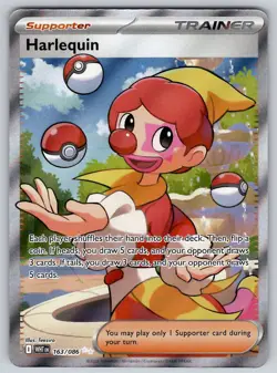 Harlequin 163/086 White Flare NM Pokemon Ultra Rare - Image 1
