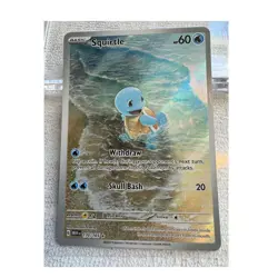 The Pokemon Company Squirtle SV2a 151 Art Rare Holo 170/165 Basic 60HP 2023 - Image 1