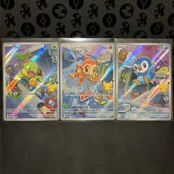 Pokemon TCG First Partner Illustration Collection Gen 4 Sinnoh Starters NM - Image 1