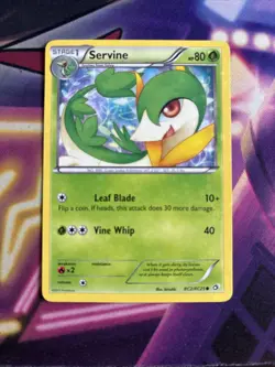 Servine RC2/RC25 Legendary Treasures Radiant Collection LP Pokemon TCG - Image 1