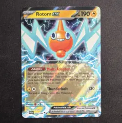 Pokemon Rotom EX 029/094 Me02: Phantasmal Flames Double Rare Full Art Holo HP190 - Image 1
