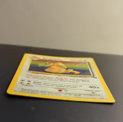 Pokemon TCG Dragonite Fossil 4/62 Holo Rare 1999 Wizards Wizards of the Coast - Image 2