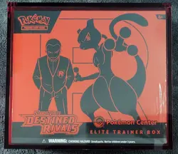 Destined Rivals Pokemon Center Elite Trainer Box ETB w/ Acrylic Case #2B - Image 1