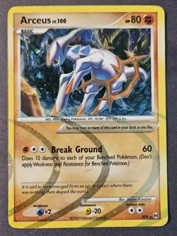 Pokemon TCG Arceus Holo Rare Platinum AR8 LV. 100 Heavy Play See Pictures - Image 1
