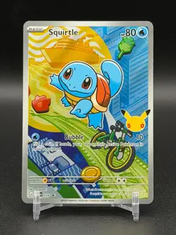 First Partner Illustration Squirtle Promo Full Art Holo 037 Pokemon TCG .. - Image 1