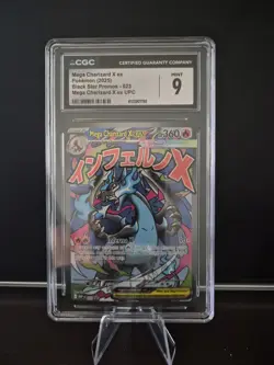 Pokemon Mega Charizard X ex CGC 9 Me: Mega Evolution Promo 023 Holo - Image 1
