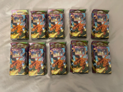 Pokemon Sword Shield Vivid Voltage Cracked Ice Charizard Deck SEALED - Lot of 10 - Image 1