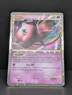 Mew (Prime) 97/102 Triumphant Holo Ultra Rare Pokemon TCG Nintendo NM - Image 3
