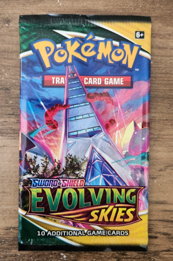 Pokemon Sword & Shield Evolving Skies Booster Pack Art Set Empty Display 2021 - Image 4