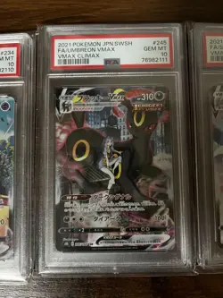 Pokemon Card Mimikyu Umbreon Sylveon Csr PSA10 Consecutive 3 Pieces #M33 - Image 3
