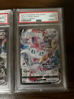 Pokemon Card Mimikyu Umbreon Sylveon Csr PSA10 Consecutive 3 Pieces #M33 - Image 4